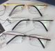 Copy Chopard Half Frame Clear Lens Titanium Glasses Option For 3 colors (2)_th.jpg